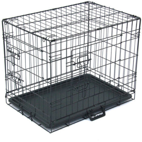 24 "Pet Kennel Cat chien pliant caisse en acier