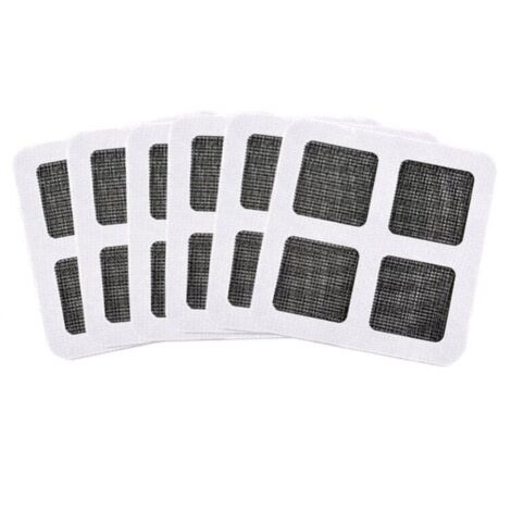 24-Piece Mosquito Screen Repair Tape, Mosquito Screen Repair Patches, Window Repair Stickers, Mosquito Screen Repair Kit (6 Pack) YMYNY