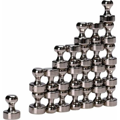 24 Piece Powerful Magnet Ultra Strong Neodymium Fridge Magnet, Powerful Small Fridge Magnets, Magnet, Door, Chalkboard, Card - with Storage Box