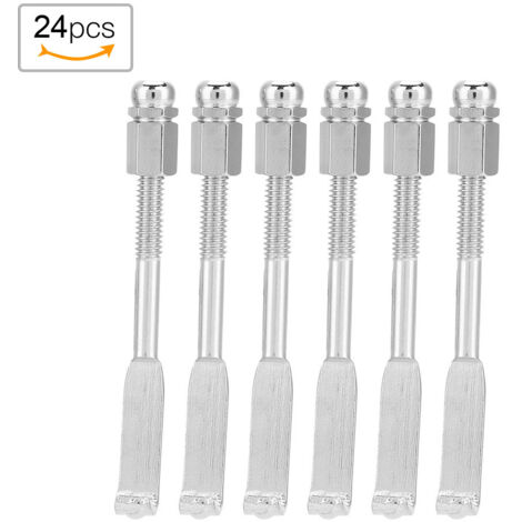 24 pièces crochets banjo réglables 5,4-6,4 cm accessoires pièces détachées