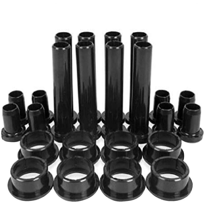 Crea - 24 pièces Kit de bagues de remplacement multifonctionnel noir outil de bague de bras de commande de Suspension arrière pour Polaris-sportsman