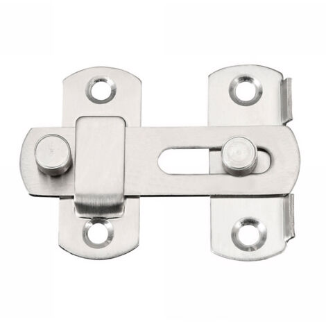 24 pièces Loquet de Sécurité Coulissant en Acier Inoxydable pour Portes et Fenêtres - 3 pouces