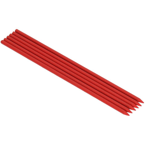 24 pièces mines de rechange pour crayon menuisier 2,8mm graphite durable pour marquage bois longue durée rouge