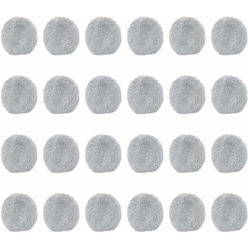 Alovez - 24 Pièces Nettoyeur de Vitres Chiffon Weeper Aspirateur Pièces Robot Aspirateur Vadrouille Humide pour Hobot168 pour Hobot188
