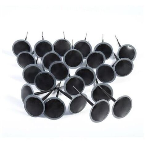 24 piezas de reparación de pinchazos de neumáticos sin cámara para coche, con cable de 4,5 mm, con tapón de hongo