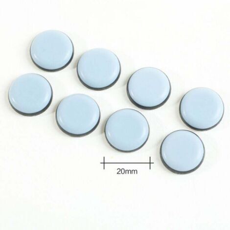 24 piezas para muebles, 20 mm (redondas) – Deslizadores para muebles – para muebles autoadhesivos, deslizadores para sillas, sofás y escritorios