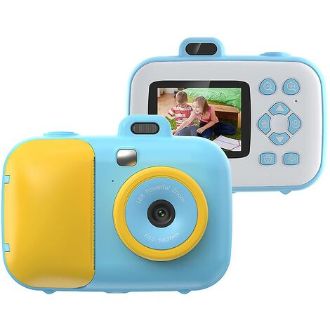 mini-appareil photo instantané numérique de 24 méga pixels appareil photo à impression instantanée 1080P imprimante portable avec écran LCD de 2,4 pouces Appareil photo pour enfants 