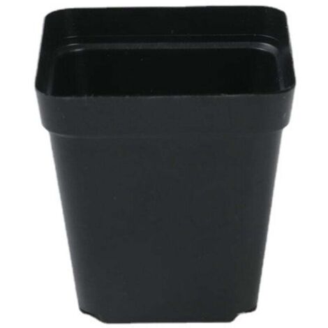 24 quadratische Pflanztöpfe, 7 cm dicke Kunststoff-Blumentöpfe, Sukkulenten-Pflanzgefäße für die Anzucht