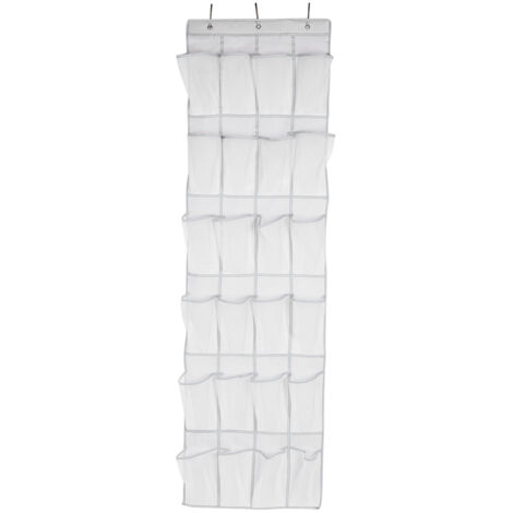 24 Schuhaufbewahrungstaschen aus Vliesstoff, Kleiderschrank-Organizer
