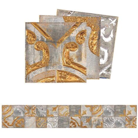 24 stickers carreaux marocains autocollants muraux sols imperméables, déco adhésive style marocain, carrelage mural autocollant waterproof, 24 pièces.