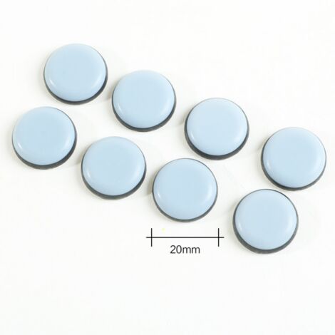 24 Stück Möbelgleiter 20mm (rund) - Möbelgleiter - Selbstklebende Möbelgleiter für Stuhl, Sofa, Bürotisch
