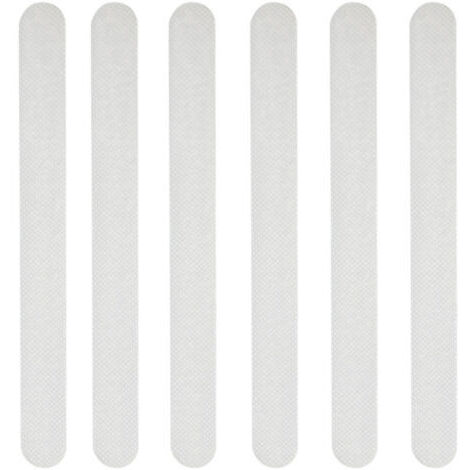 24 Stück rutschfeste Duschaufkleber, Sicherheitsstreifen für das Badezimmer, transparente selbstklebende Anti-Rutsch-Streifen, Badewannen-Duschaufkleber (2 x 20 cm)