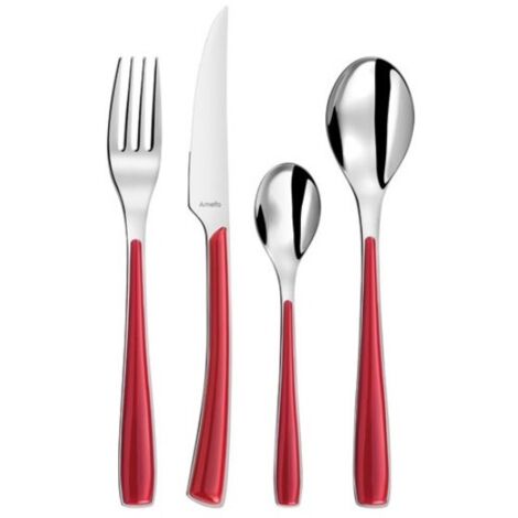 24-teiliges rotes besteckset - Amefa - 2224RDAF11C71