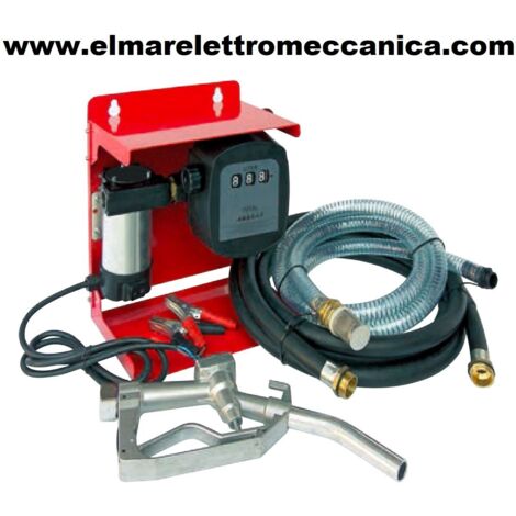 24 V CC Kit Pompa Travaso Gasolio Elettropompa Diesel Wortex DCC24 Profi KIT