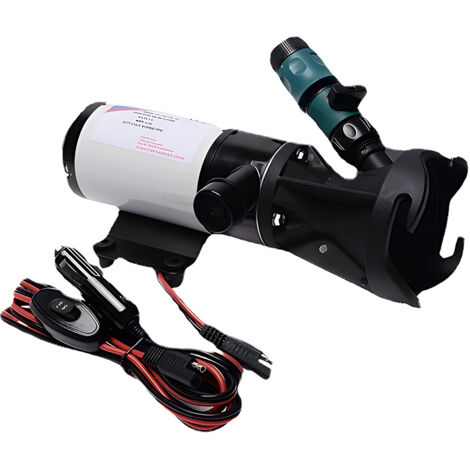 24-V-Selbstansaugende Abwasser-Zerkleinerungspumpe für Wohnmobile, 3-Zoll-Wassereinlass, Doppel-Vierblattpumpe, 45 l
