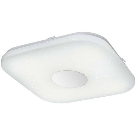 24 Watt LED Decken Lampe eckig Esszimmer Sternen Himmel Leuchte Fernbedienung Globo 41332