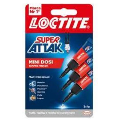 24 x ADESIVO SUPER ATTAK MINITRIO LIQUIDO 3X1 G