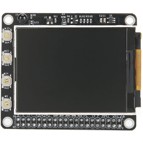 2,4-Zoll-TFT-LCD-Bildschirm für Raspberry Pi 4B und 3B, 320x240 Pixel Auflösung mit 6 Tasten