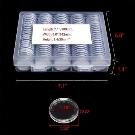 240 capsules de 30 mm pour collectionneurs