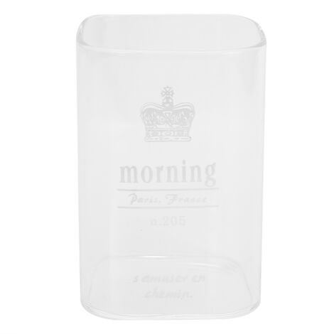 240 ml Glasbecher mit Kronenmotiv, hitzebeständig für die Küche