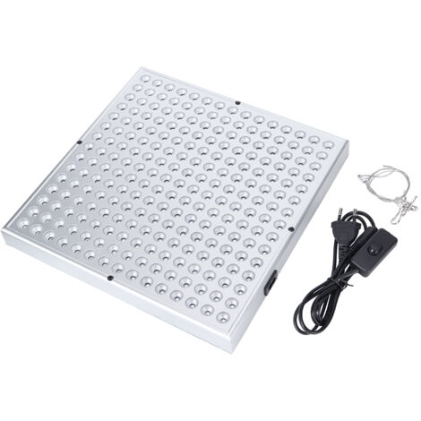 240 W quadratisches LED-Wachstumslicht, Vollspektrum-Pflanzenwachstumslicht für Zimmergewchshauspflanzen, 85–265 V EU-Stecker
