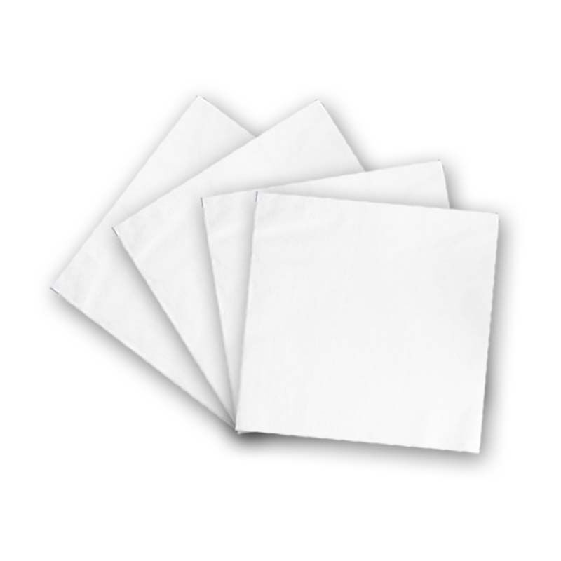 

2400 Servilletas de papel 40x40 blancas