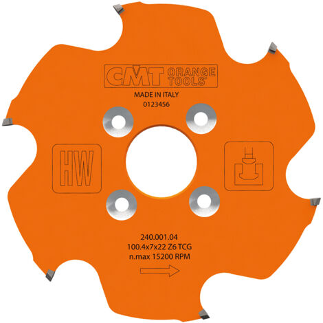 240.001.04 KREISMESSER FÜR LAMELLO® ZETA P® HW 100,4x7,0/4,0x22 Z6 TCG