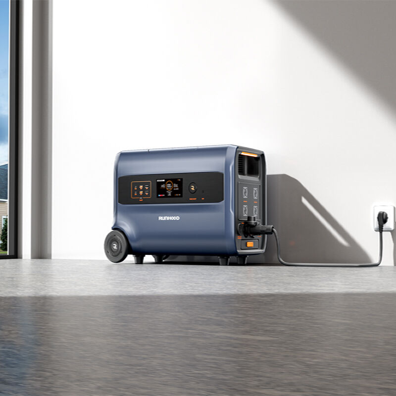 2400Wh station électrique portable,batteries LiFePO4,MTTP générateur solaire,equipé d'une prise secteur 230 V 2 400 W (crête 4 800W),charge rapide de