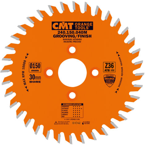 240.150.040M LAMA CIRCOLARE PER INCASTRI HW 150x4.0/3.0x30+4 Z36 ATB