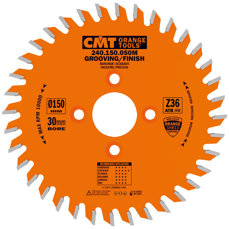 Cmt 240.150.050m Hw Kreisgelenkblatt 150x5.0/3.0x30+4 Z36 Atb