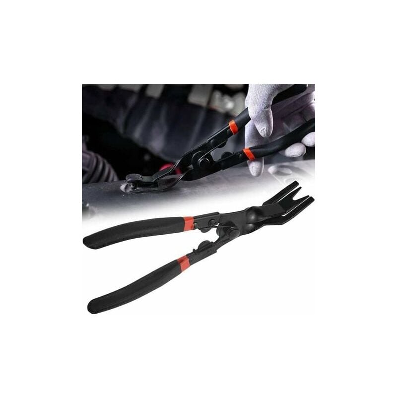 240Mm Porte Rivets Clips Pinces Antirouille Pince D'Extraction D'Agrafes Antidérapant Avec Ressort Pour Voiture Meubles Panneau De Porte Pince À