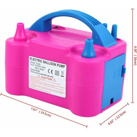 240V Elektrisches Doppelstrahlgebläse, Ersatzteil, Ballonpumpe, elektrische Ballonpumpe, Ballonaufbläser für Ballons
