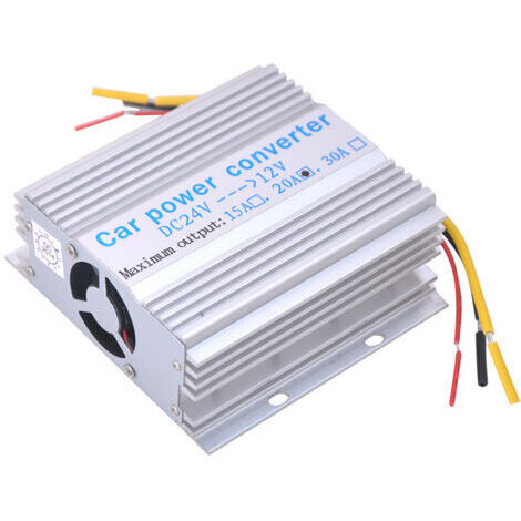 240W DC 24V à 12V convertisseur de puissance de voiture 20A régulateur abaisseur transformateur alimentation（10.4104cm）