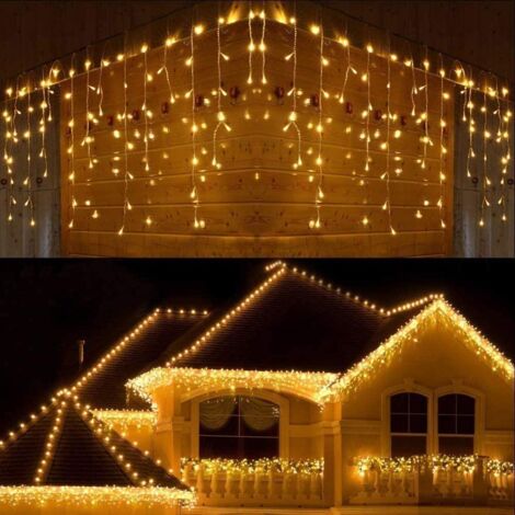 240WW LED Connectable MF Icicle String Lights-5m