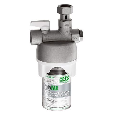 2410 - POLYFAR - Dosatore di polifosfati proporzionale - Misura 1/2" - Kv [m³/h] 1,5 2410 12