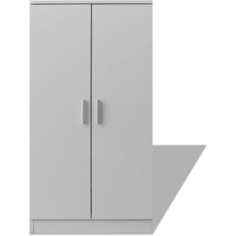 Shoe Cabinet 7 Shelves White
