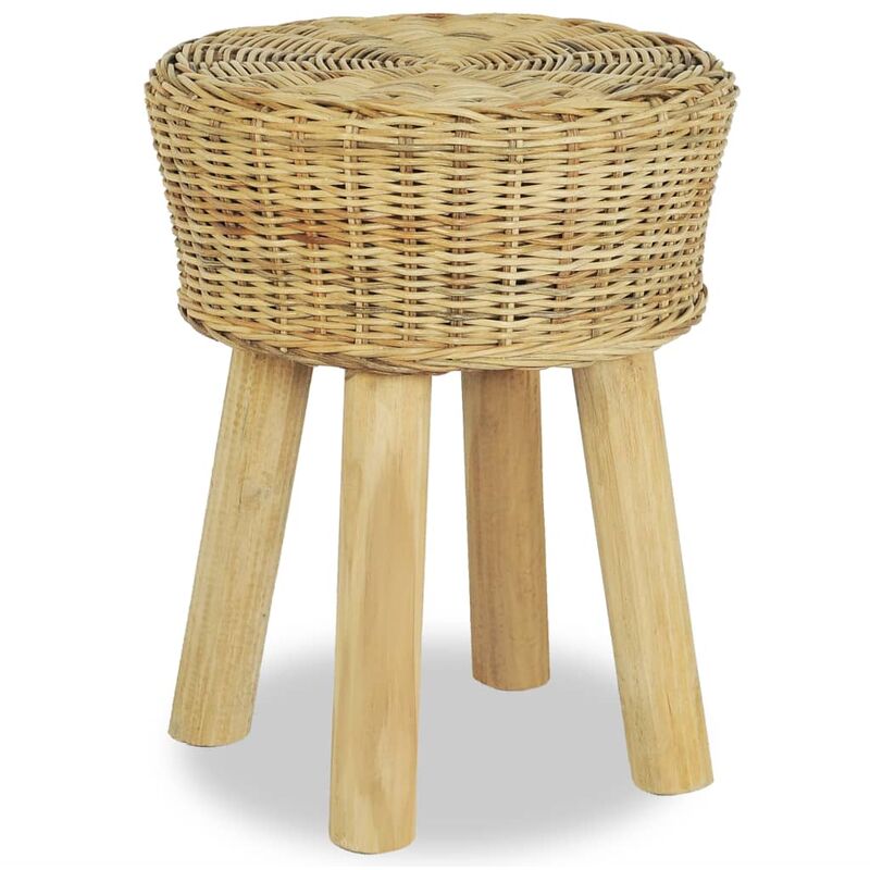 Bar Stool Natural Rattan Vidaxl