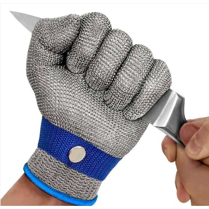 Csparkv - 24.5x10.5x9.5cm)Gants Anti Coupure gants Protection Haute Performance Niveau 5 Gant Cuisine Anti Coupure Gants de Travail pour Découpe de
