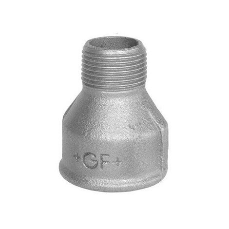 246 - Manicotto MF 1/2" x 3/8" in ghisa zincata 24605032