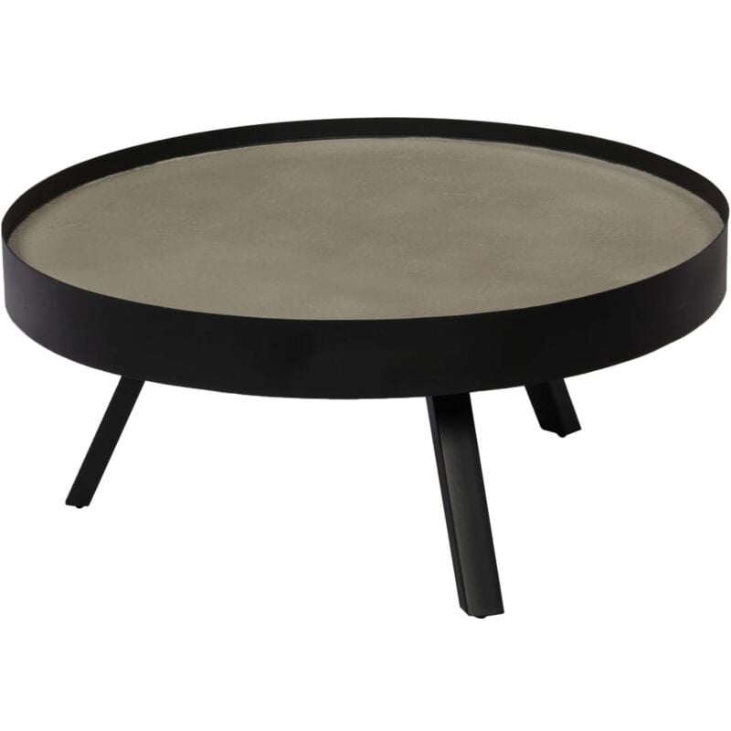 Vidaxl - Coffee Table Concrete Top 74x32 cm