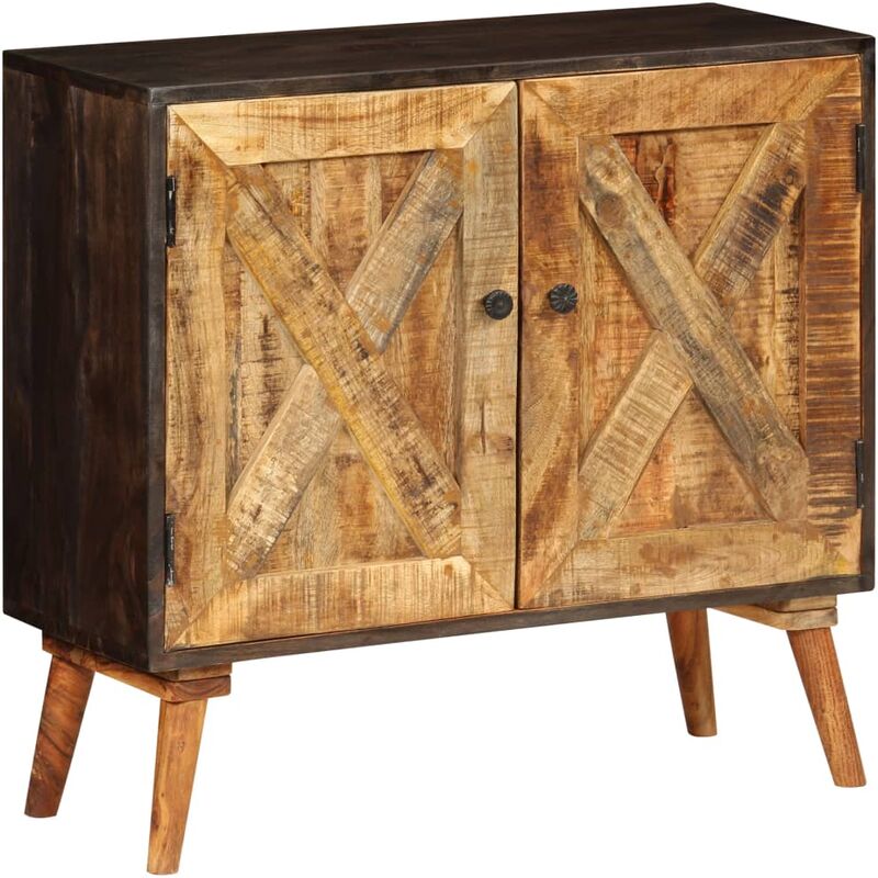 Sideboard Solid Mango Wood 85x30x75 cm Vidaxl