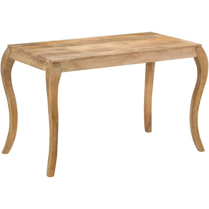 Dining Table 118x60x76 cm Solid Mango Wood Vidaxl