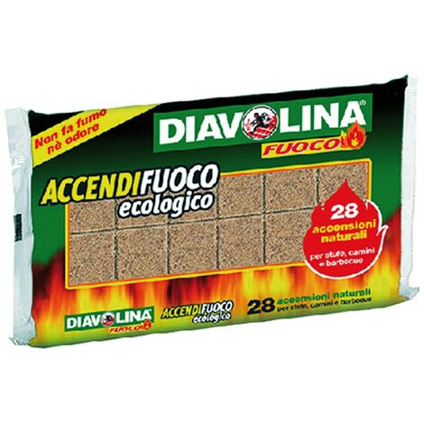 24CF DIAVOLINA 'ACCENDIFUOCO ECOLOGICA' 28 cubi - art. 15312