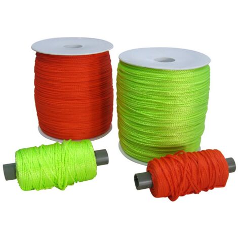 24CF FILO PER EDILIZIA STABILIZZATO AI RAGGI UV col. Giallo fuorescente  mt. 50