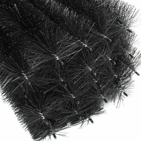 24m Cepillo para canalones 120cm Ø 15cm Proteccion contra hojas ramas y animales 20 unidades