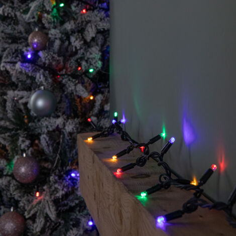24m Set of 300 Connectable String Lights with Multi-Coloured LEDs