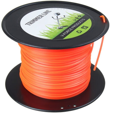 DRILLPRO 2.4mm x 100m Heavy Duty Nylon Square Edger Line Brush Cutter Cord Rope LBTN