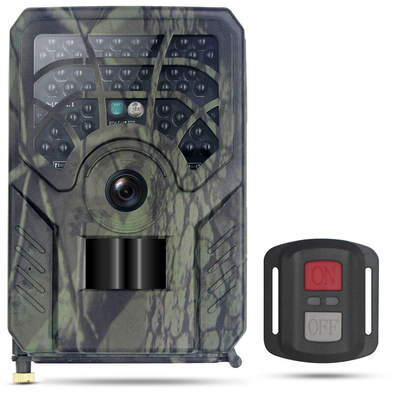 

24MP 1296P WiFi Trail y camara de juegos Camara de caza activada por movimiento Vision nocturna infrarroja Camara de exploracion de vida silvestre