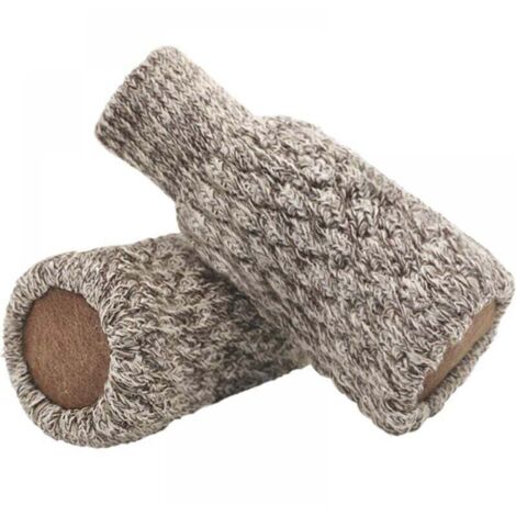 24Pcs Chaussette de Chaise Meubles Tricot Housse de Protection Anti-Rayures et Anti Bruit pour Sol et Pieds de Chaise Couvre-Jambes de Chaise Coussinets Elastique Epais Couverture Antidérapante