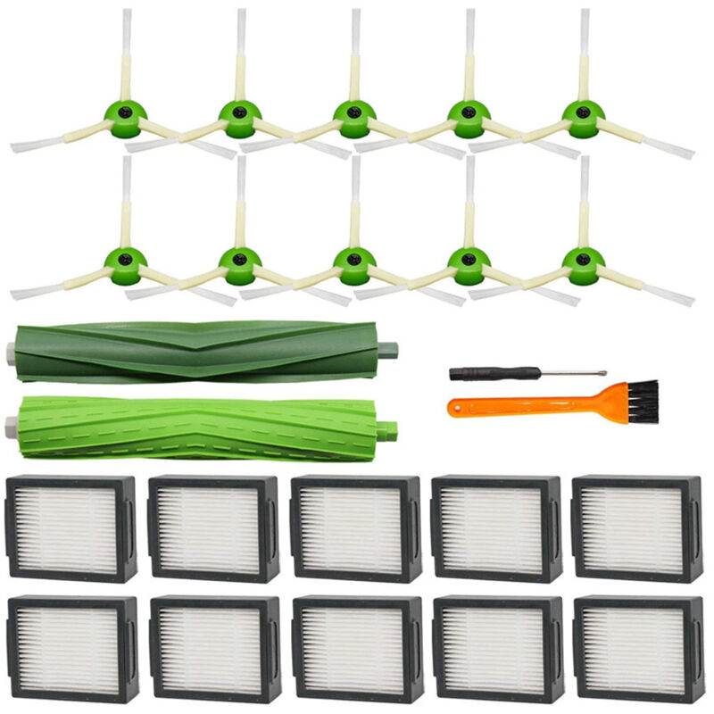 24pcs iRobot Roomba i7 i7+/i7 Plus E5 E6 E7 accessoires pour aspirateur ensemble